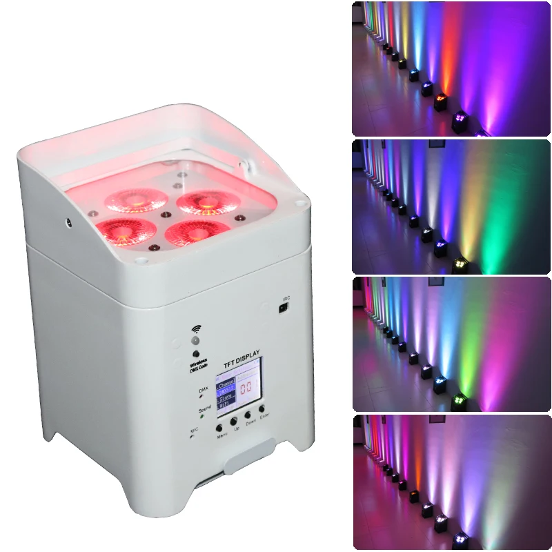event home party dj lighting battery bank stage led par can 18w