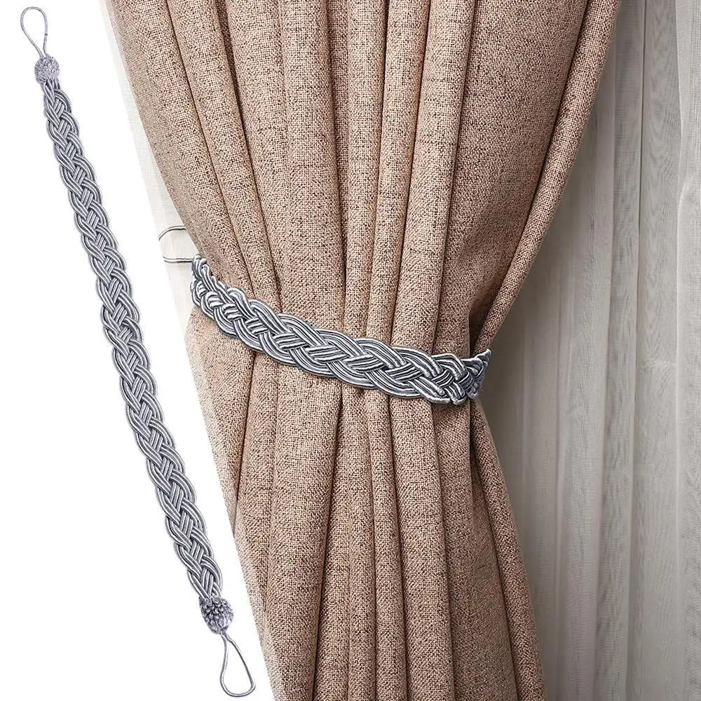 Полиэстер Hand Made держатель для штор простые Шторы висит мяч для Шторы s крючки для штор, аксессуары связали веревкой