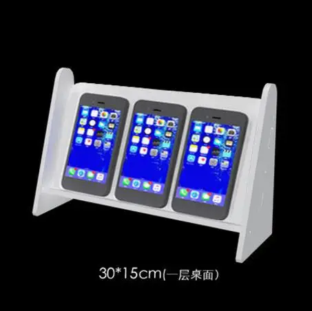 Высококачественная стойка для зарядки Iphone SAM столешница аккуратная витрина ЖК-экран стойка для хранения приёмов стол группа управления полка - Цвет: 30 x 15cm