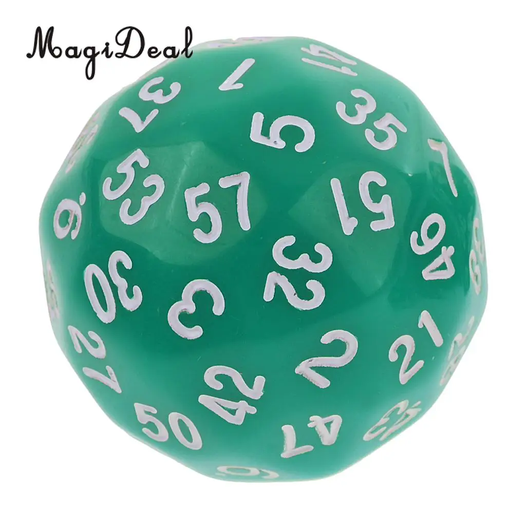 10 Pieces Acrylic Digital Dices Multi-Sided Dice Set for RPG Playing Game Tabletop Games Board Game Children Adult Youth Toys
