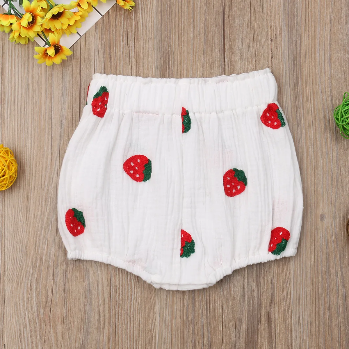 Hot Sale Candy Colors Newborn Baby Girls Floral Panties Bottoms Toddler Bloomer Diaper Cover Briefs