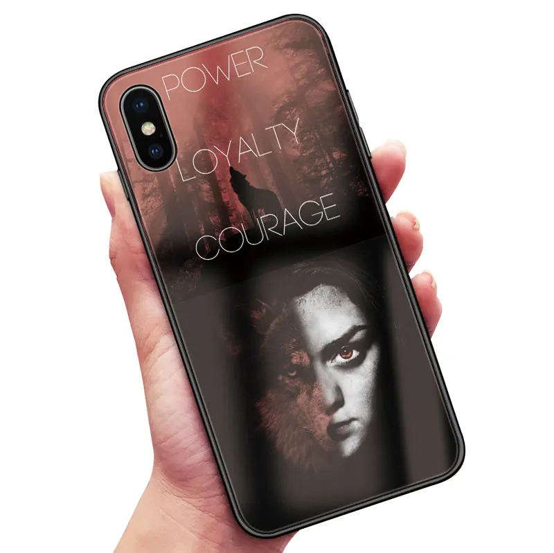 Arya Stark игра трона мягкий силиконовый стеклянный чехол для телефона huawei Honor V mate P 9 10 20 30 Lite Pro Plus Nova 2 3 4 5