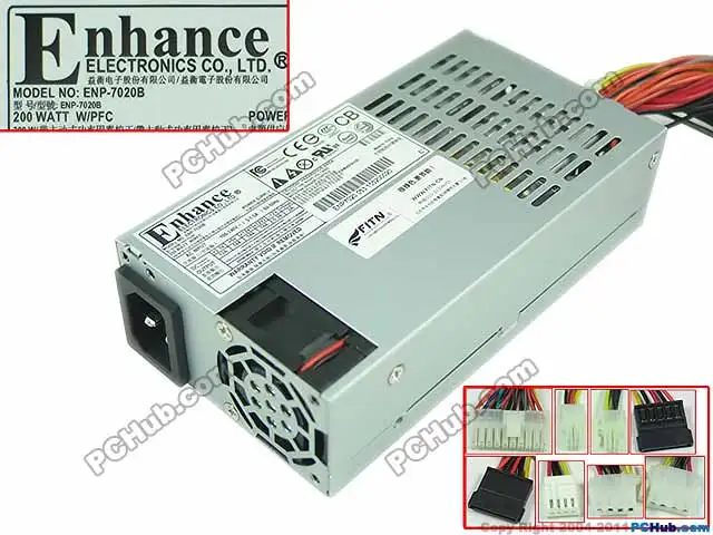 Emacro для повышения ENP-7020B сервер-источник питания 200 Вт 1U источник питания для сервера