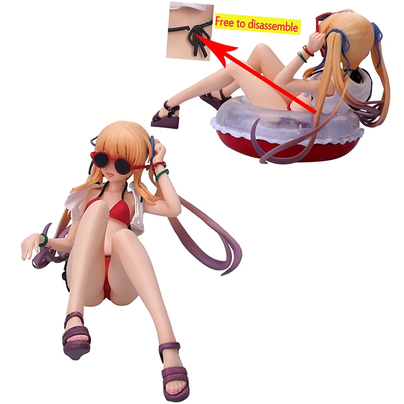 Аниме Фигурка Saenai Heroine Sodatekata Eriri купальник ПВХ фигурка игрушки для взрослых 17 см