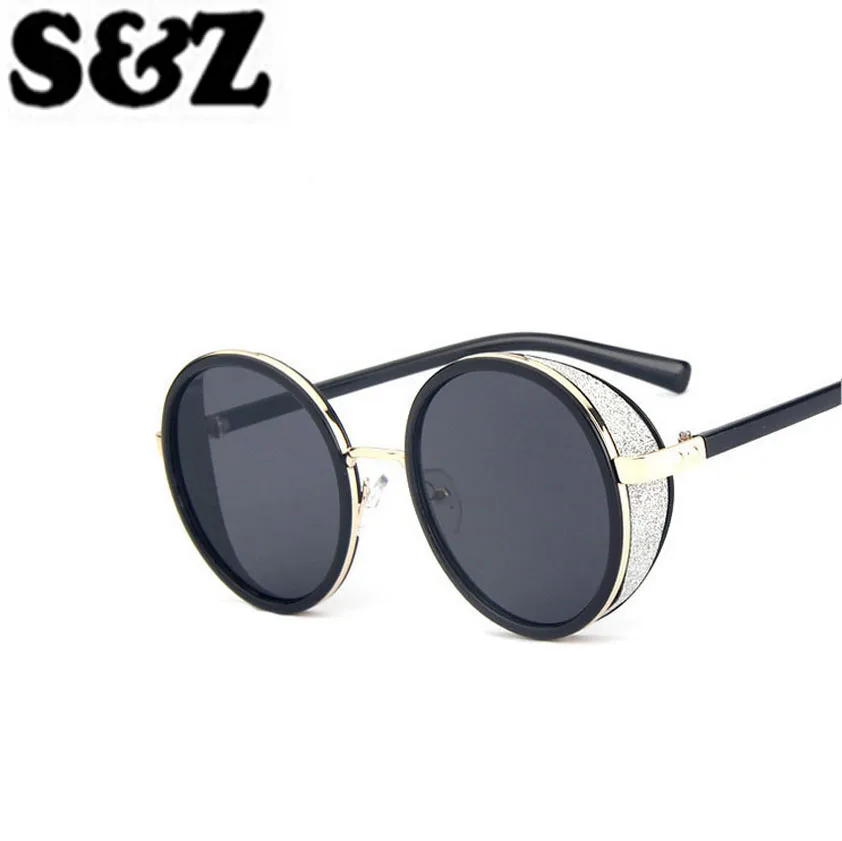 Buy Fashion Designer Retro Women Men Round Metal Frame