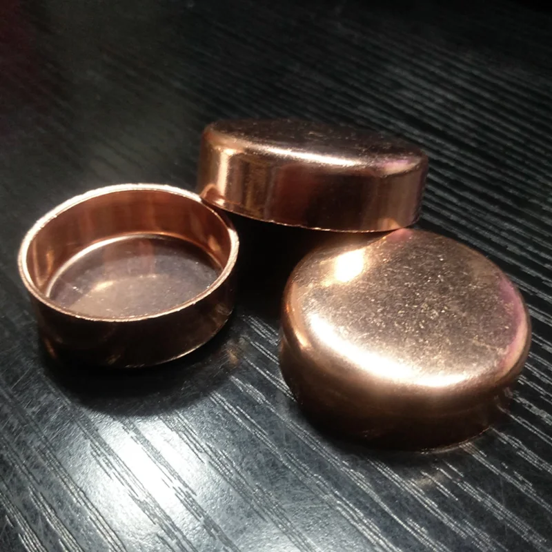 

1 PC 80x2mm Copper End Cap Stop End Feed Pipe Fitting Plumbing for gas water oil