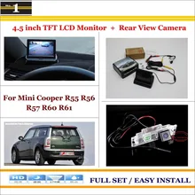 Car Reverse Backup Rear Camera + 4.3″ LCD Screen Monitor = 2 in 1 Rearview Parking System – For Mini Cooper R55 R56 R57 R60 R61