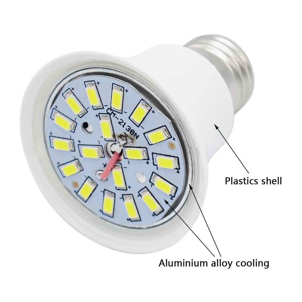 E27 20W затемняемый Светодиодный светильник SMD 5730 кукурузные лампы AC 220V 900lm светильник Точечный светильник для люстры AC 85-265V Bombillas
