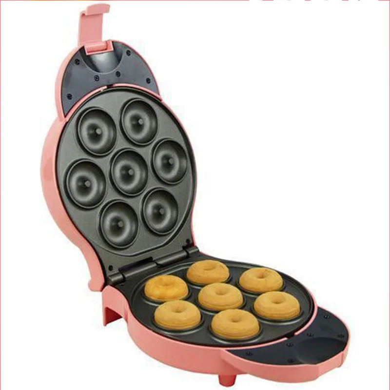 

Donut Machine Home Automatic Mini Cake Machine Double-sided Electric Baking Pan Breakfast Machine
