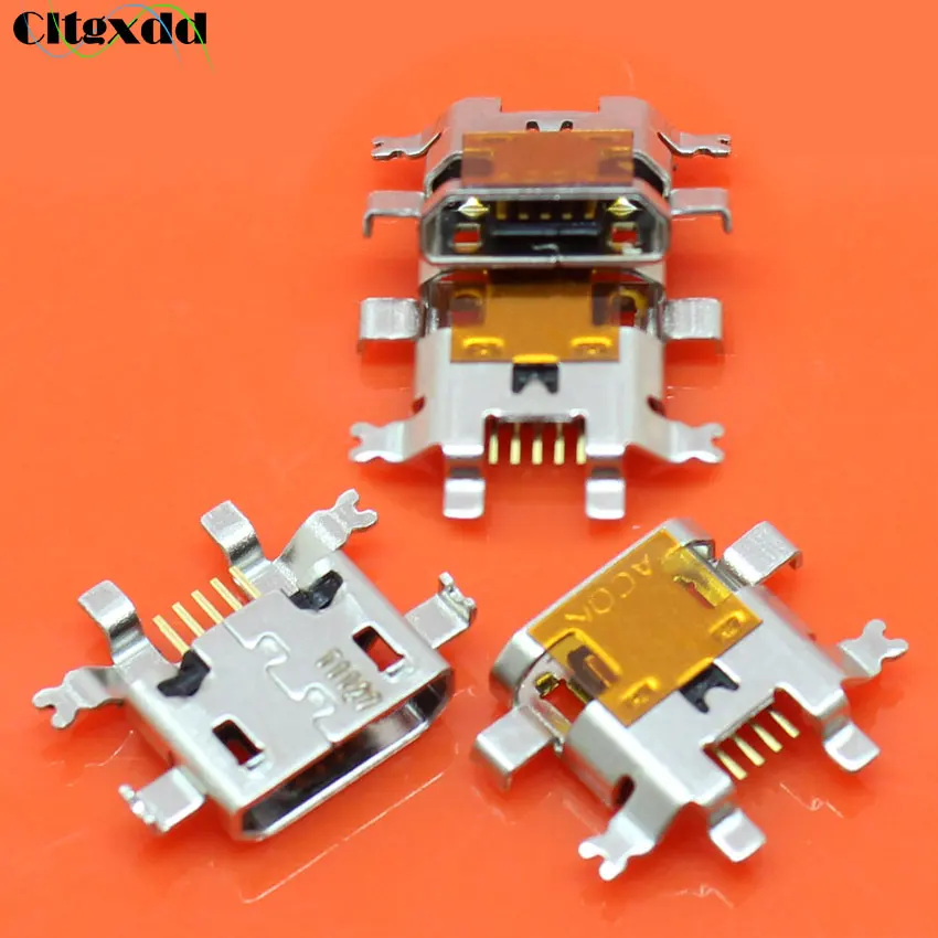 Cltgxdd Micro USB разъем длинный needl 5pin Женский micro usb зарядный порт для Sony Xperia D2303 D2305 D2306 M2