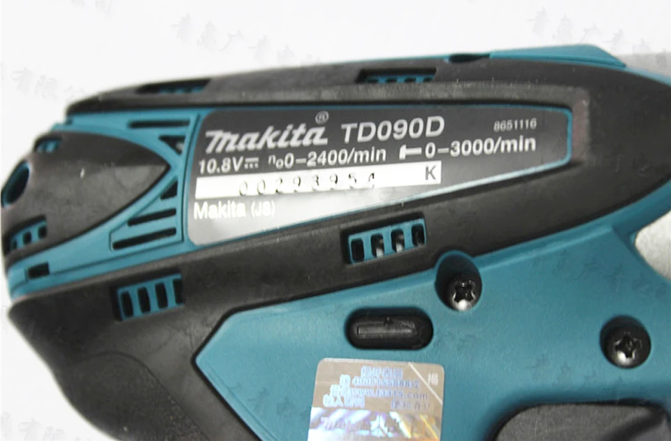 Япония Makita TD090DWE аккумуляторная отвертка электрическая ударная отвертка литиевая аккумуляторная дрель 10,8 В