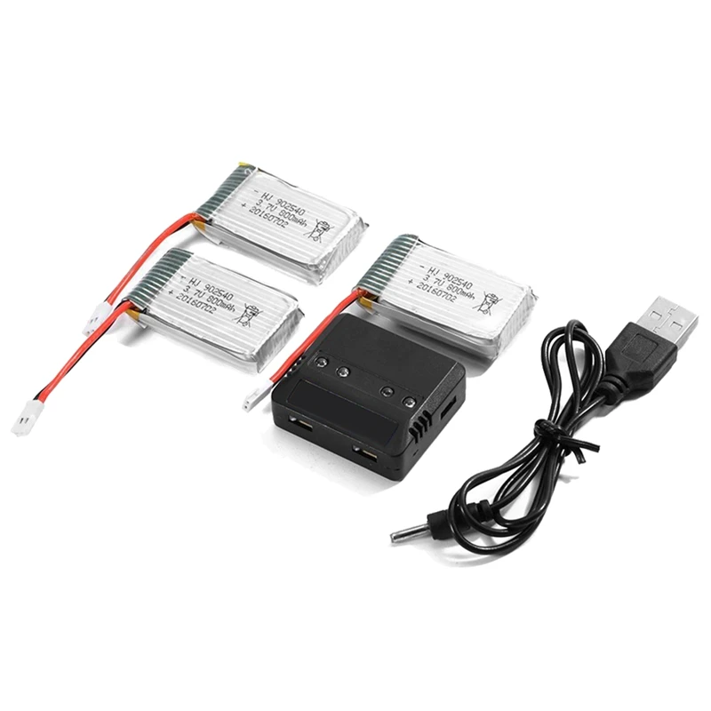 3 предмета в комплекте 3,7 V 800 мА/ч, 25C Lipo Батарея + 4 в 1 Батарея зарядное устройство для Syma X5 x5C X5SC X5SW Квадрокоптер BC589