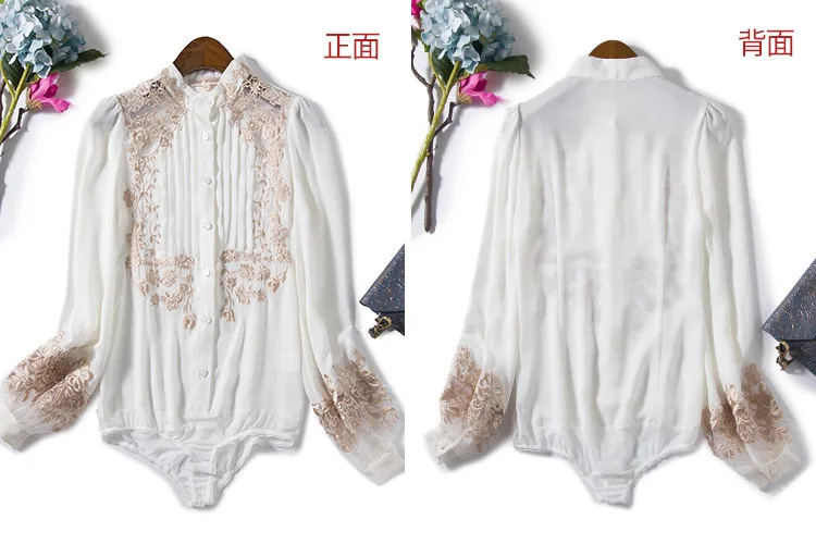 Floral Embroidered Silk Blouse (20)