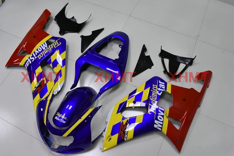 Для GSXR 600 750 1000 2000-2003 K12 набор обтекателей 600 750 1000 01 00 03 02 синий и красный цвета желтый набор для всего тела