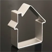 Форма для дома, алюминиевая форма, сахарное ремесло, торт для украшения печенья, выпечка, Кондитерский Резак, инструмент для выпечки, инструменты для выпечки тортов