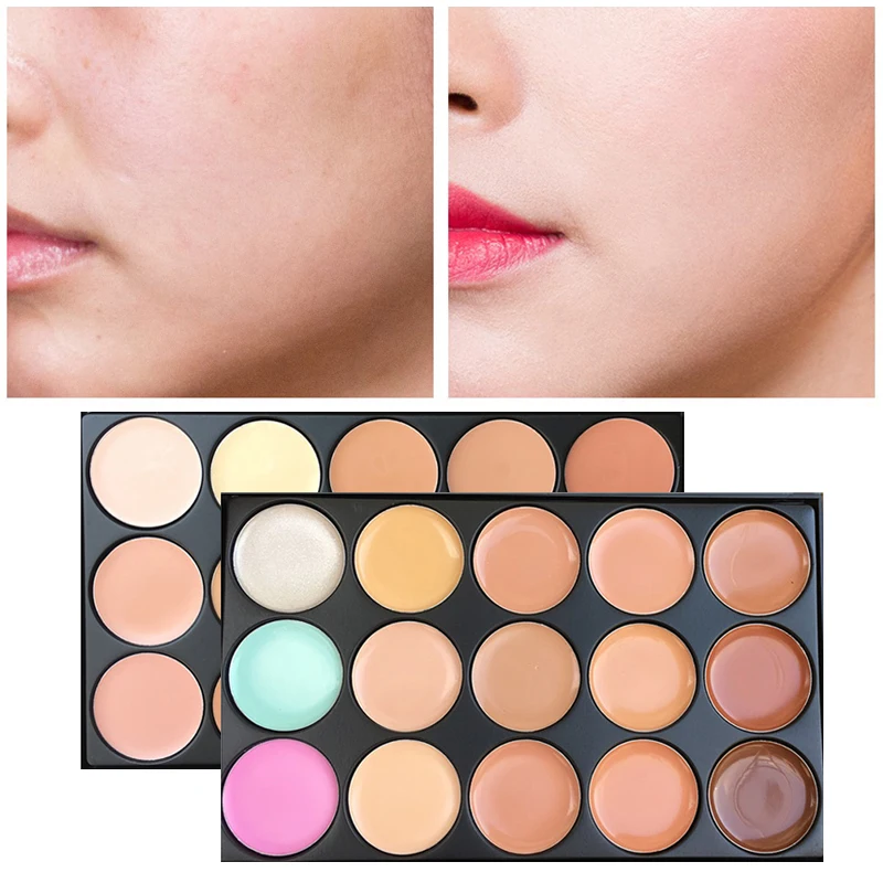 

Hot 15 Colors Contour Palette Foundation Base Up Palettes Cosmetics Concealer Palette Face Primer Cream Beauty Outlines TSLM1