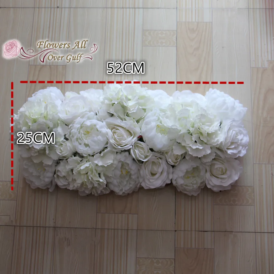 3D Искусственный цветок розы стены для свадьбы Backdrop украшения добавить Гортензия пион газон/столб 10 шт./лот