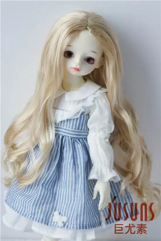 JD028B Блит кукла парик 24-25 см Алиса Необычные Длинные вьющиеся BJD парик syntheitc мохер парики 9-10 дюймов Смола Кукла аксессуары
