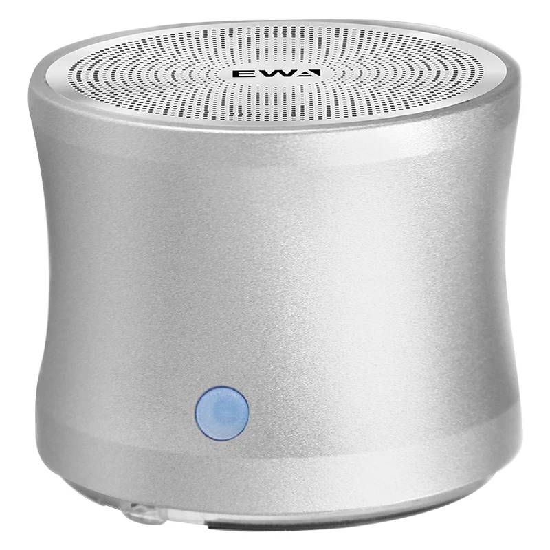 Silver EWA беспроводной Bluetooth динамик Портативный HIFI маленький динамик для телефона Спорт на открытом воздухе Bluetooth плеер Bluetooth MP3 плеер - Цвет: Silver