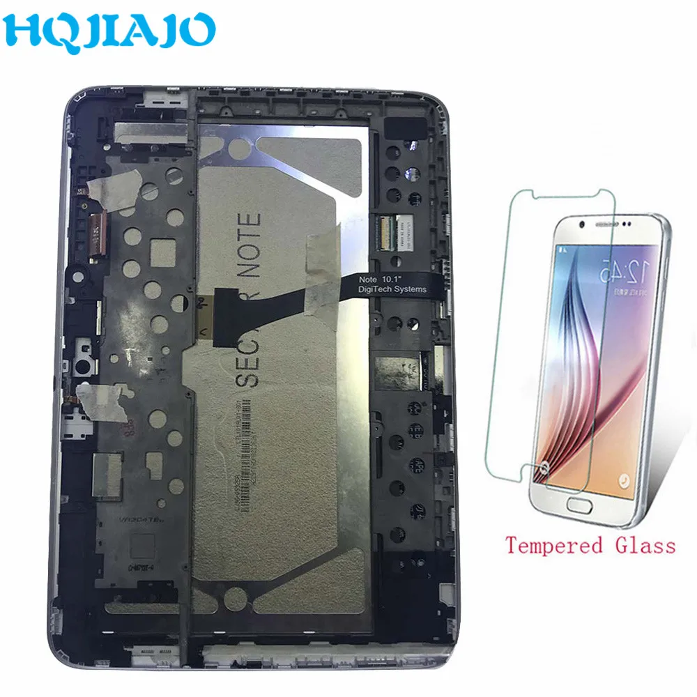 Планшетный ЖК-дисплей и панели для samsung Galaxy Note 10,1 N8000 N8010, ЖК-дисплей, сенсорный экран, дигитайзер, рамка для samsung N8000 в сборе