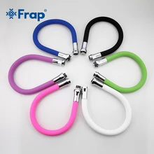 Frap-Tubo de silicona multicolor para grifo de cocina, manguera Flexible en todas las direcciones, 6 colores disponibles, F7250