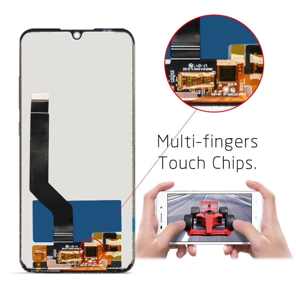 Для Xiaomi Mi Play Дисплей Матрица сенсорный для Xiaomi Mi Play экран дигитайзер сборка 5,84 для Xiaomi Mi Play ЖК-дисплей рамка