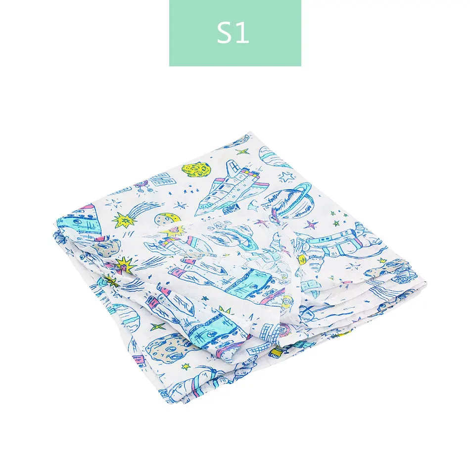 S1-muslinswaddle Elinfant муслиновое детское Пеленальное Одеяло для новорожденных, вискозное стрейчевое вязаное обертывание, гамак, пеленание, обивка, обёрточная бумага, банное полотенце - Цвет: S1-muslinswaddle