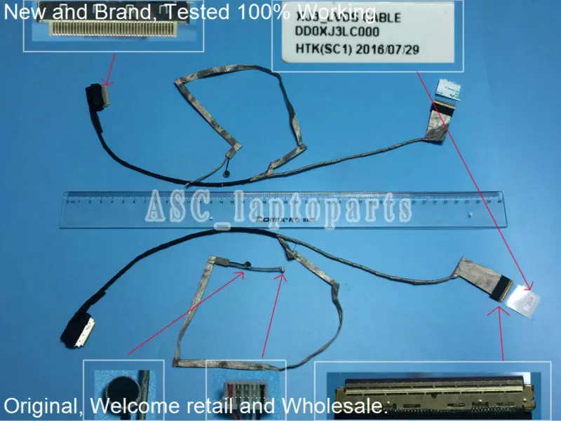 Новый оригинальный ЖК-светодиодный видеокабель для ASUS K55 K55A K55V X55U X55A X55C X55VD A55 R