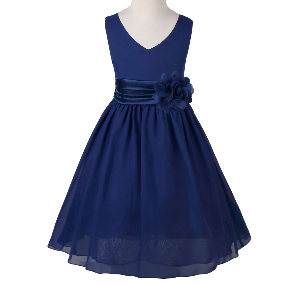 iiniim Girls Formal Dresses for Christmas Birthday Party Leotard Girls Elegant Floral Princess Dress Children s