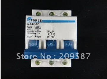 DZ47-63 C32 3 P 32A автомат защити цепи