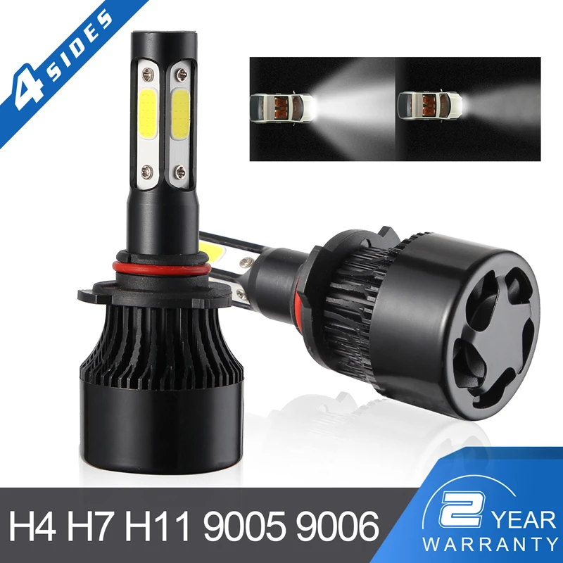 

1 Pair 35W 11000Lm Led Headlight for Auto Led Ice Bulb Car Led Light H4 H7 H11 9005 9006 HB3 HB4 Automobile Diode Lamps LED Bulb