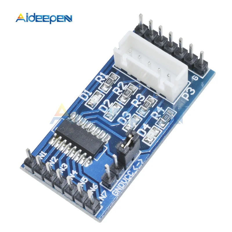 DC 5 V-12 V ULN2003 4-фазный шаговый мотор драйвер платы модуль для Arduino 28BYJ-48 шаговый двигатель