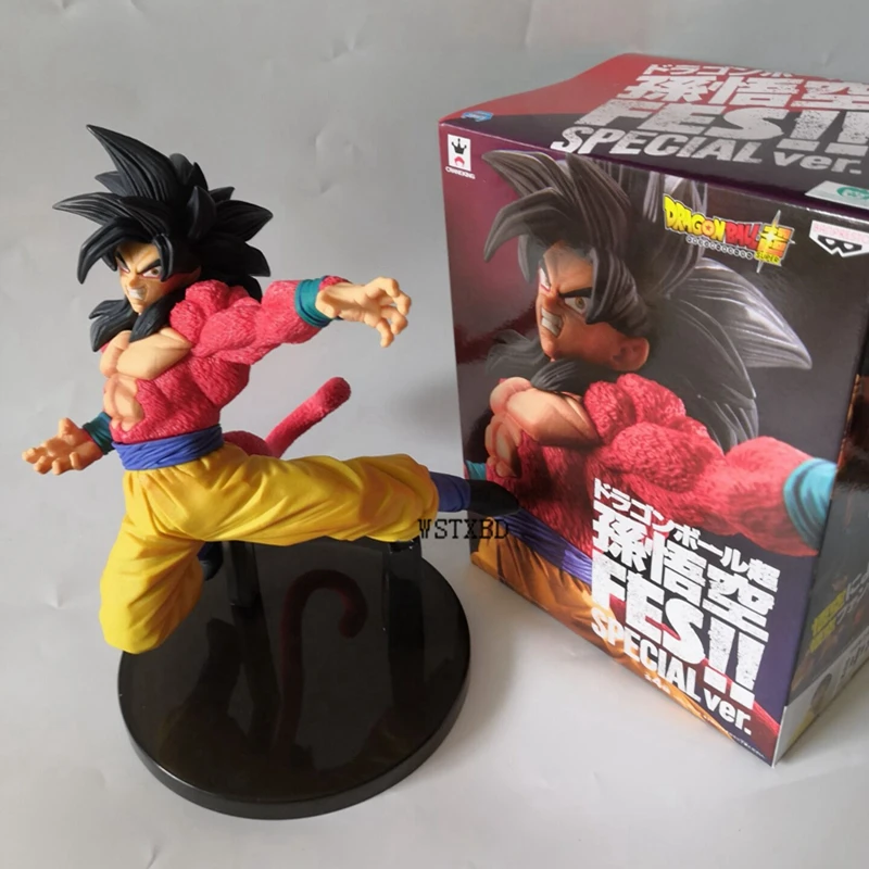 

WSTXBD BANPRESTO Original Dragon Ball Z DBZ FES Fighting SSJ4 Goku Special SP Action Figure Toys Figurals Dolls Brinquedos