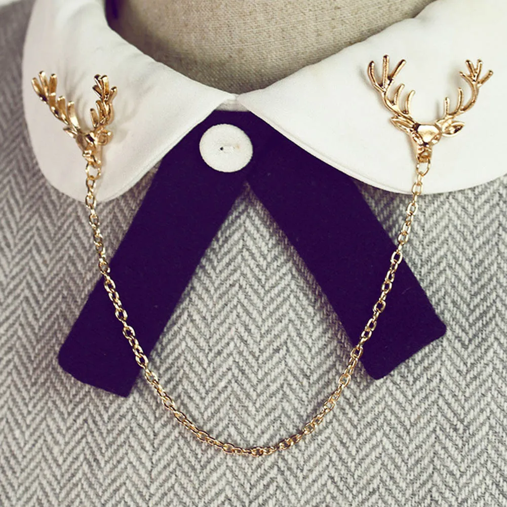 Buy 2019 new Vintage Personalized Deer Collar Pin