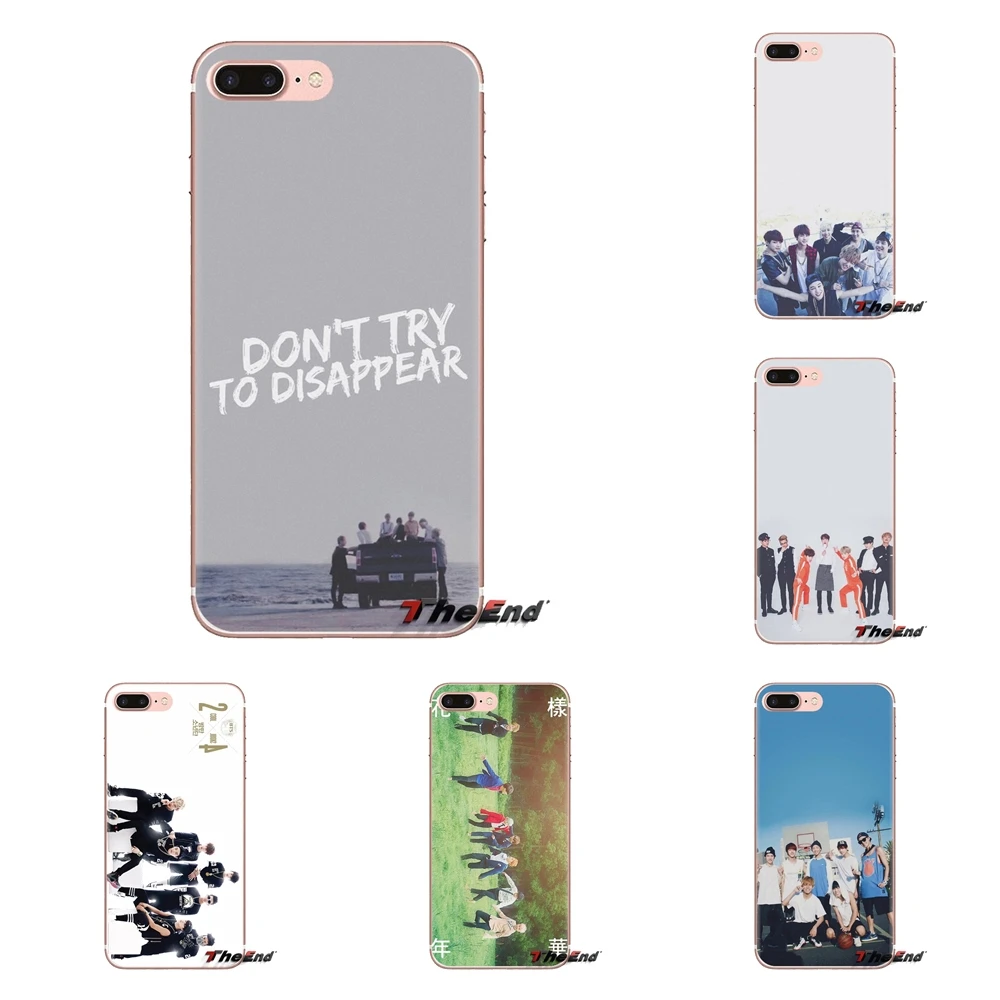 

For Xiaomi Redmi 4A S2 Note 3 3S 4 4X 5 Plus 6 7 6A Pro Pocophone F1 Bangtan Boys Korean Team Pattern TPU Transparent Case Cover
