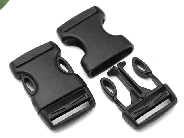 FNSIGHD 2 Pcs Chest Strap For Backpack,Black Backpack Pack Straps,Adjustable Bumbag Extender Strap With Plastic Buckles,3.8cm Width No Flexible Backpack Chest Strap Extender,for Bum Bag Backpack