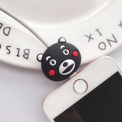 Style 14 1 шт. кабель протектор для iPhone кабель Зарядное устройство USB кабель намотка-держатель аксессуар органайзер милые животные кукла модель забавные - Цвет: Style 14