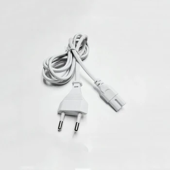 

5Pcs White EU 2-Prong VDE plug power line Laptop AC Adapter Power Cord Cable Lead 2 Pin 1.5m 2x0.75 m2