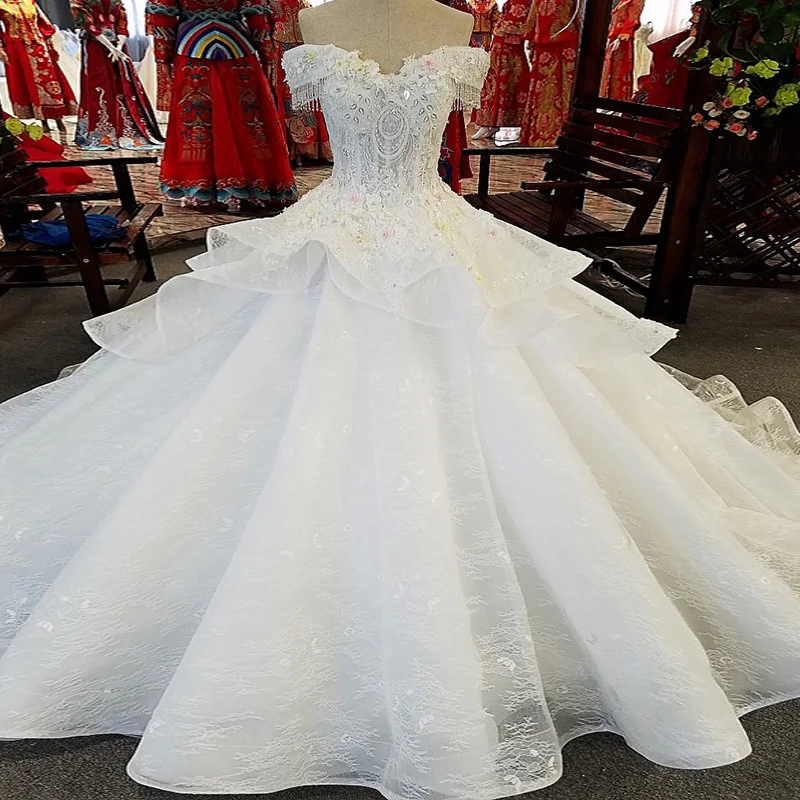 Backlake Свадебное платье Кружева vestido de noiva de renda vestido de noiva gelinlik bruidsjurk abito да sposa vestido de casamento