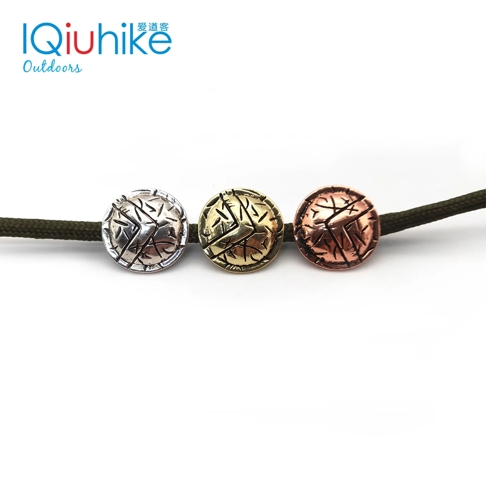 3 قطعة شكل مرساة زر تكبل سكين الخرز مظلة حبل حبة في الهواء الطلق Paracord الخرز Paracord سوار إكسسوارات