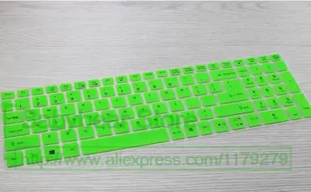 Для acer Aspire E5-575 V3-574/575 E5-574G F5-572G VN7-592G E5-574 V3-574G 575 F5-572 15 17 дюймов Клавиатура Защитная крышка - Цвет: green