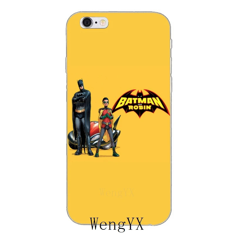 DC Comics Бэтмен и Робин логотип мягкий Чехол для Samsung Galaxy J3 J4 J5 J6 J7 J8 A3 A5 A7 A8 A9 плюс премьер-профессионал