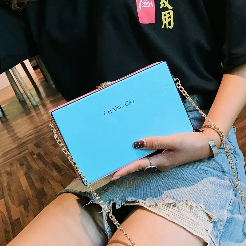 Новая женская белая сумка через плечо из искусственной кожи розовая синяя