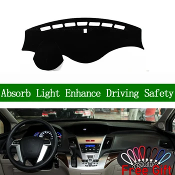 

For Honda odyssey 2009 2010 2011-2014 Dashboard Cover Sun Shade Non-slip Dash Mat Pad Carpet Car Stickers Interior Accessories