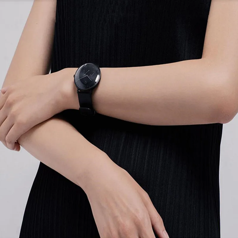 Новинка! Xiaomi Mijia кварцевые смарт-часы BT IP67 водонепроницаемые механические умные часы шагомер интеллектуальное напоминание для Android IOS