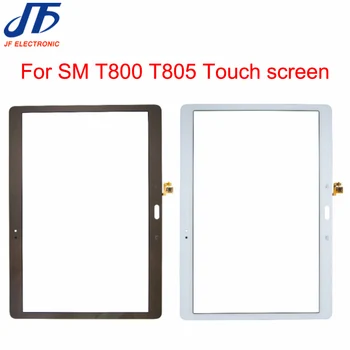 

10Pcs/lot Black White touch panel For Samsung Galaxy S SM T800 T805 Touch Screen Digitizer Front outer Glass Replacement parts