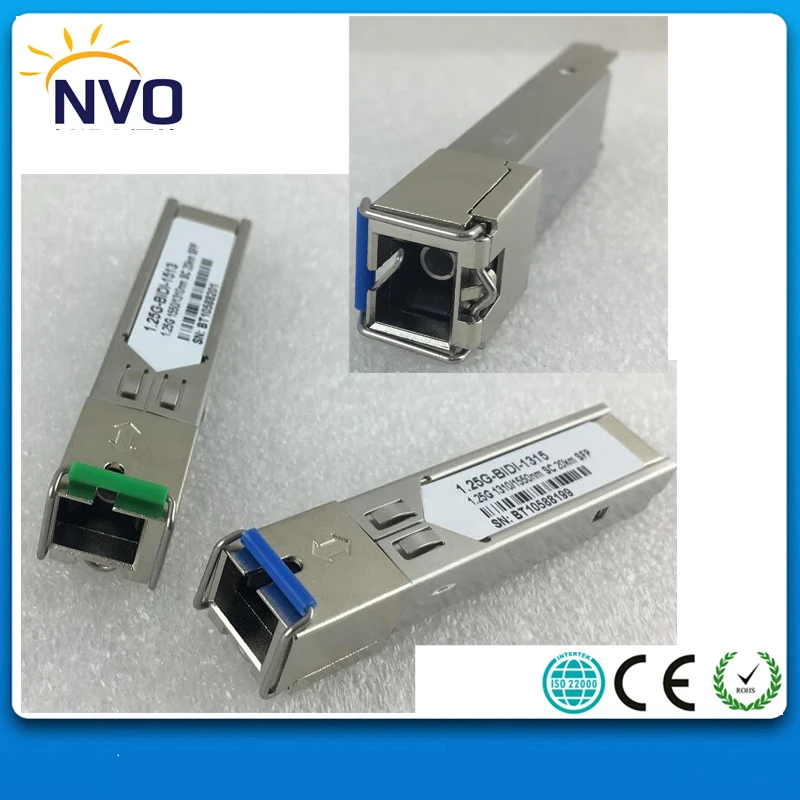 155M BiDi SFP 1550nm/1310nm 3KM LC/SC WDM волоконно-оптический приемопередатчик симплексный