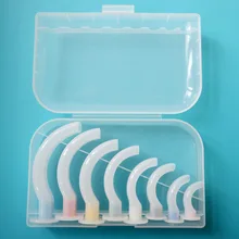 Tubo codificado cor branca descartável das vias aéreas de 8 partes com tubo plástico do guia do gás do caso para o pacote da caixa dos pacientes