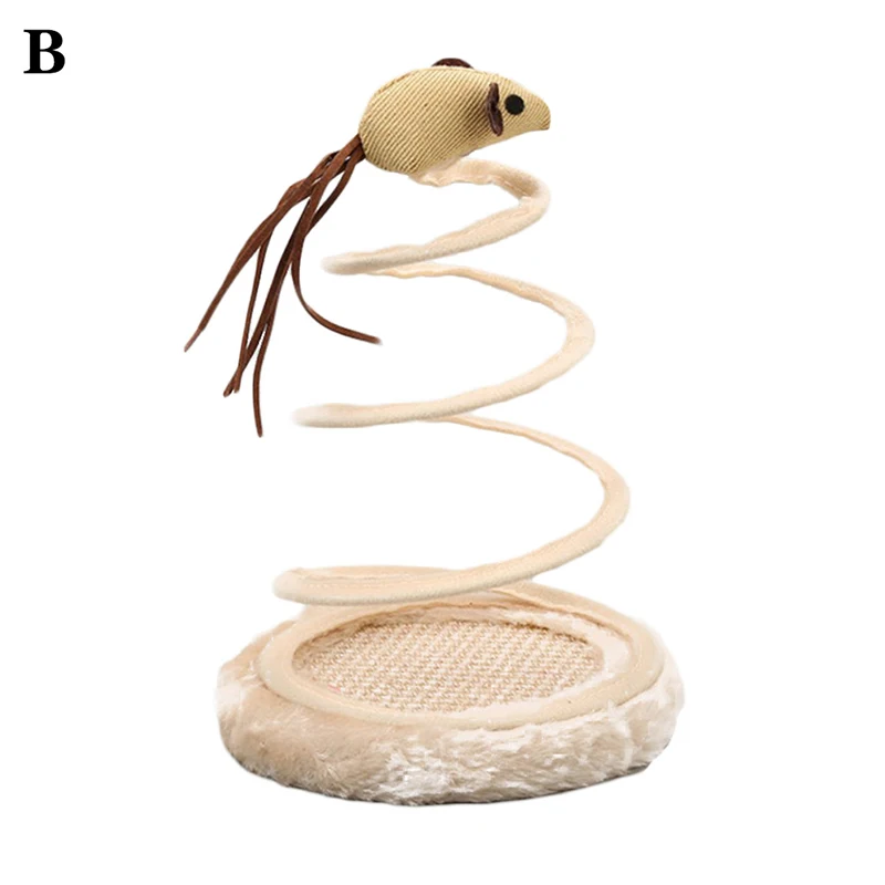 Рыба плюшевая Интерактивная Весенняя мышь игрушка для кошек прыгающая спиральная игра мышь для активного отдыха милые игрушки для домашних животных для кошек котенок