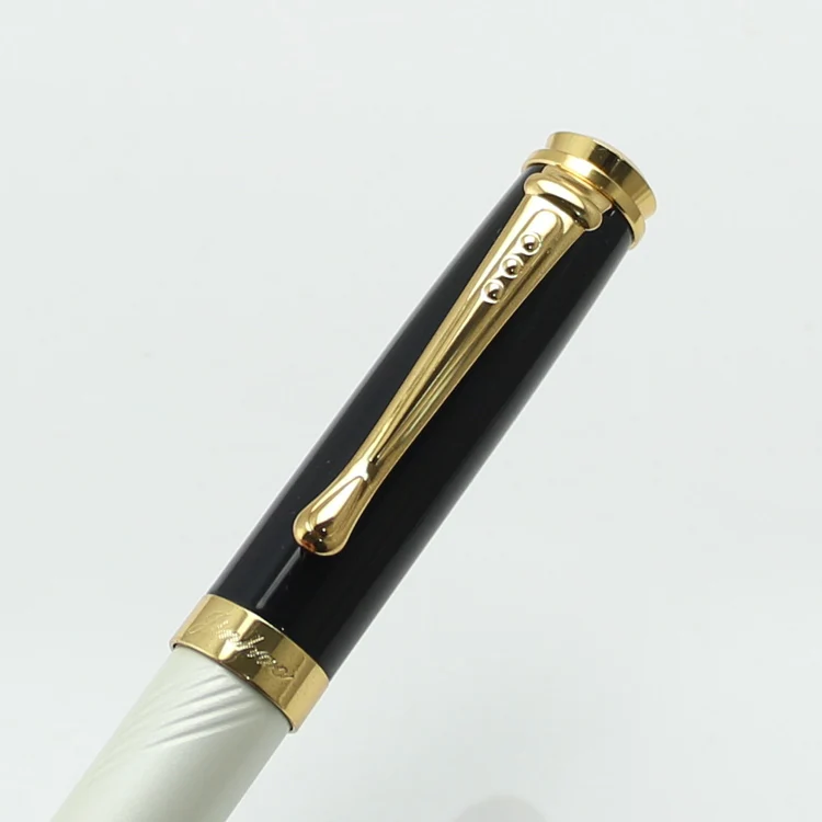 JINHAO 500 Жемчуг белый с серебряной золотой отделкой металлическая шариковая ручка бизнес и школьные принадлежности Высокое качество подарочные ручки